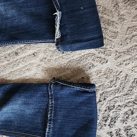 Hudson Y2k Grunge Indie Sleeze Signature Bootcut Flare Dark Wash jeans - Picture 6 of 14